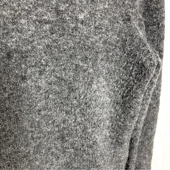 Madewell Gray High Neck Soft and Stretchy Sweater Wool and Alpaca Blend - Picture 2 of 9